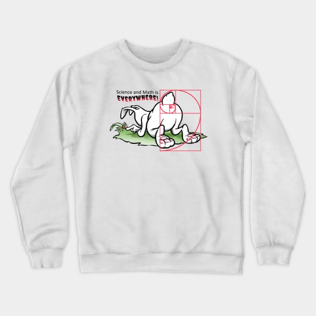 Fibunni Spiral on Light Crewneck Sweatshirt by chadsuniverse